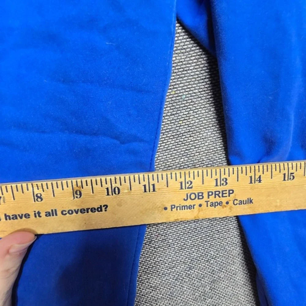 Royal Blue Scrub Jogger Pants Ribbed Waistband Ankle Cuffs Cargo‎ Pocket